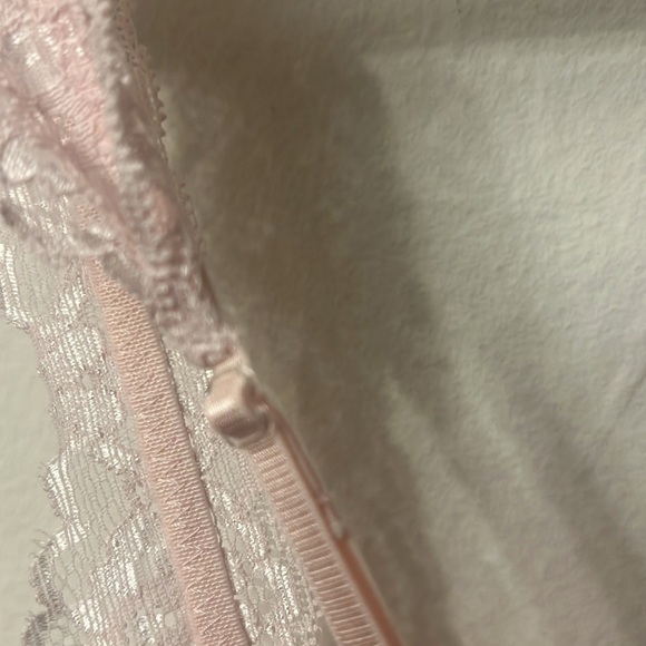 Sears Vintage Pink Chemise Adjustable Straps lace pajama dress - Picture 12 of 12